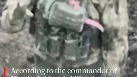 Russian soldier surrenders to Ukrainian drone outside Bakhmut