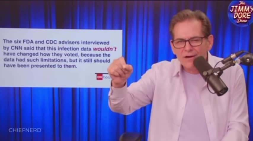 Jimmy Dore Laughs In The Face Of CNN, FDA & CDC Over Moderna Hiding Negative Vax Data