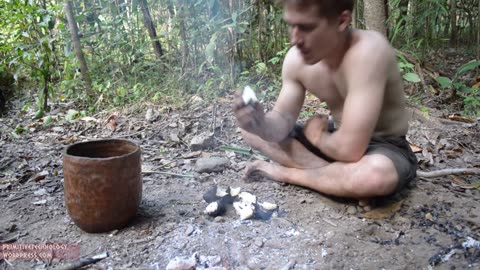 Primitive Technology Yam, cultivate and cook