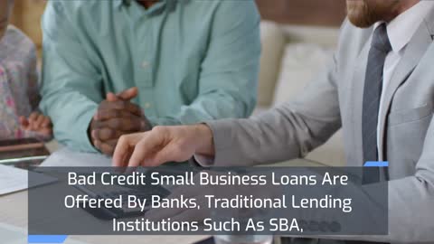 Bad Credit Small Business Loans