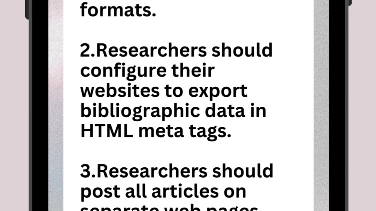 How to Index Articles in Google Scholar?