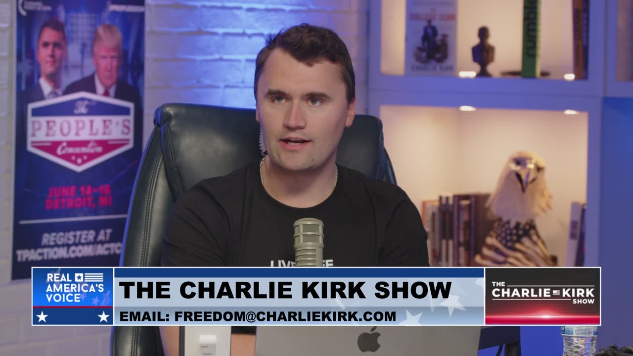 Charlie Kirk Goes Off on Pro-Palestine Demonstrators Blocking Traffic