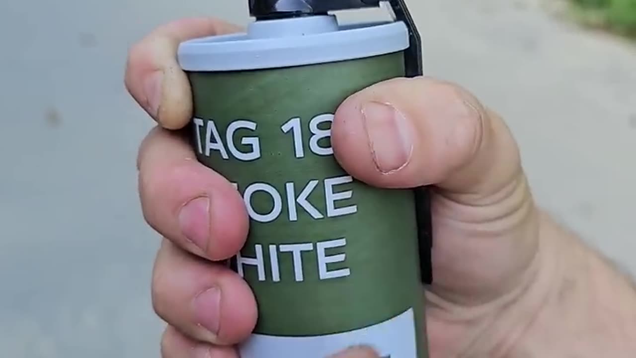 This is a smoke GRENADE!