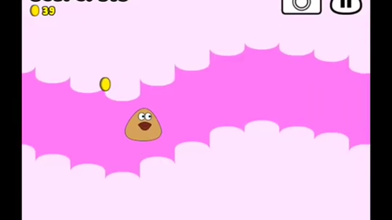 Pou gameplay: Cloud Pass (minigame)