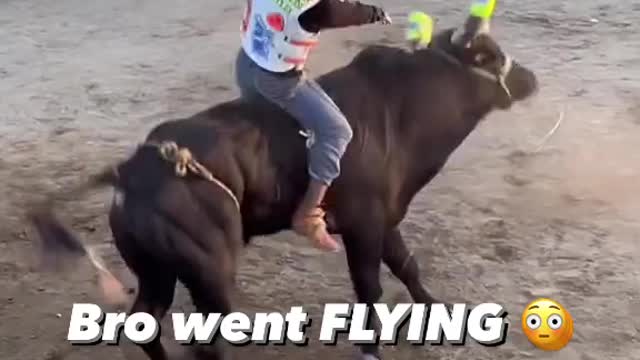 Bull Riding Level 10/10 this was close TikTok Fun 2022