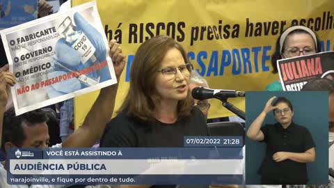 Audiência Pública CONTRA O PASSAPORTE SANITÁRIO [ Ceará - Brasil ]