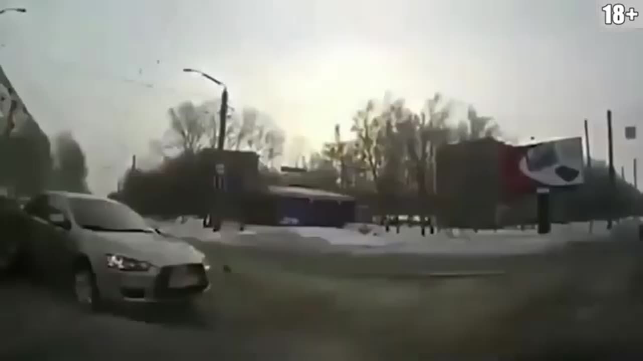 Car crashes in winter slip fall compilations.