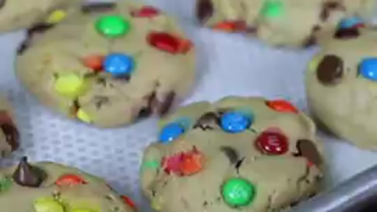 M&M Cookies | Soft and Chewy | Cookie Recipe #shorts