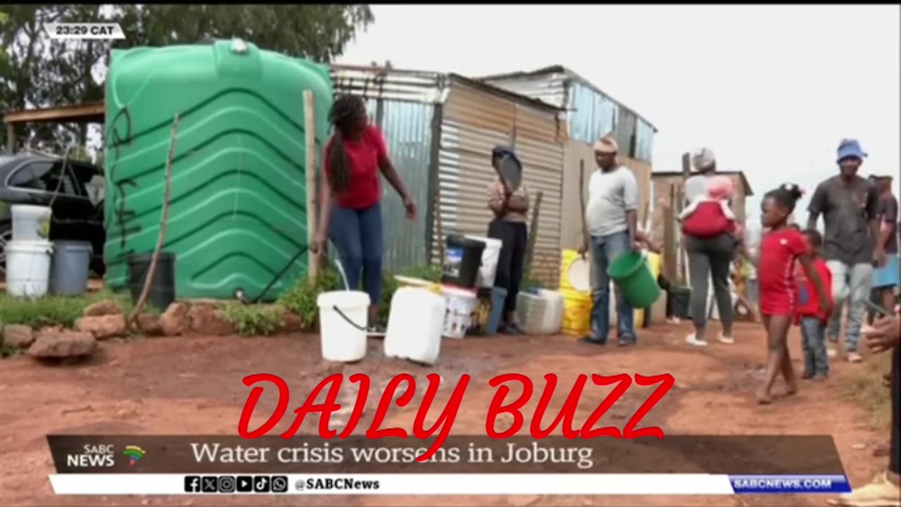 Water cuts in Joburg leave many residents fuming