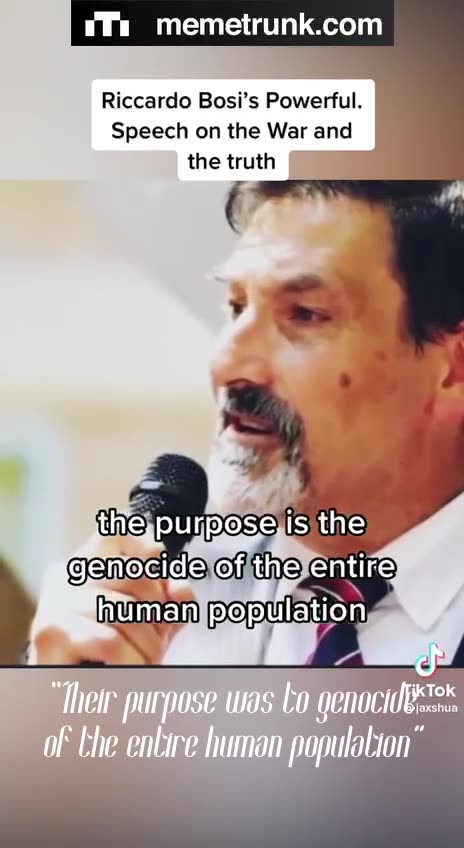 Riccardo Bosi (older video) - The Truth and Nothing but The Truth…💯👏