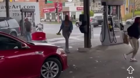 Gas Station Roller Derby