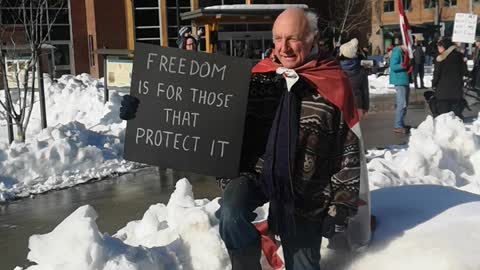 Pro-freedom protest Castlegar, Bc