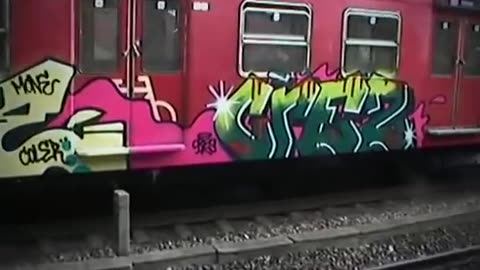 COPENHAGEN TRAINS VANDAL TACTICS Graffiti