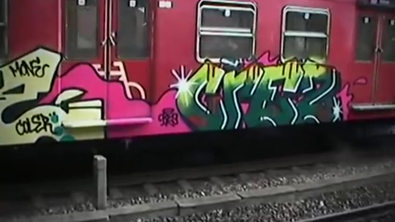 COPENHAGEN TRAINS VANDAL TACTICS Graffiti