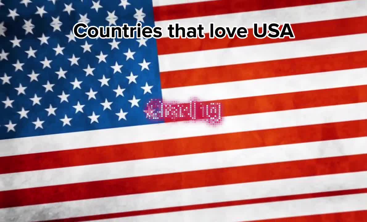 Countries that love USA ????