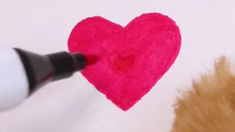 Cat draw painting