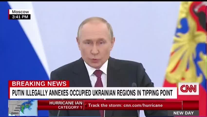 BREAKING NEWSPUTIN ILLEGALLY ANNEXES