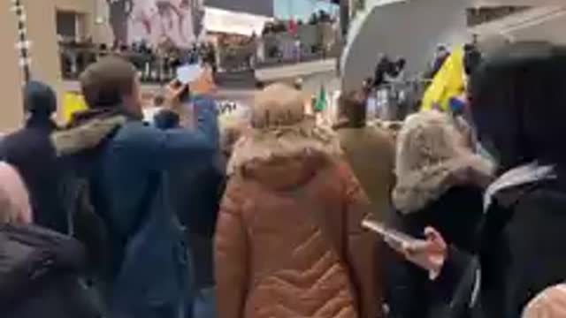 THE RALLY OF ANTI-VACCINE PROTEST FOR HEALTH CARE WORKERS;