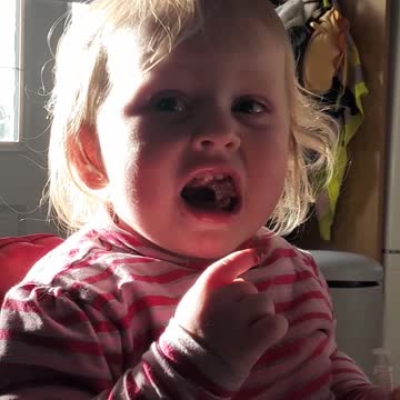 Toddler eats to much Chocolate in one bite