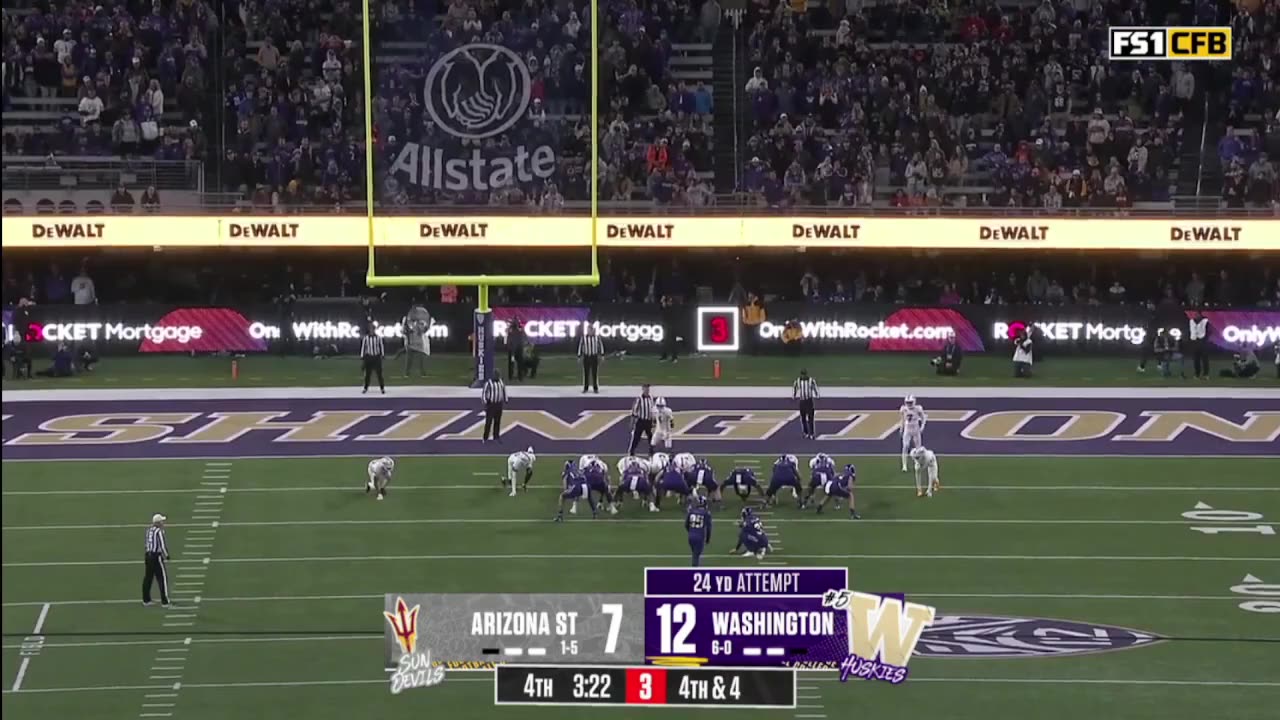 #5 Washington vs Arizona State Highlights | College Football Week 8 | 2023 College Football
