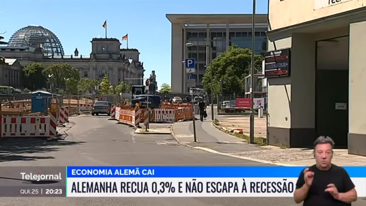 Alemanha em recessão económicas devido às sancões à Rússia