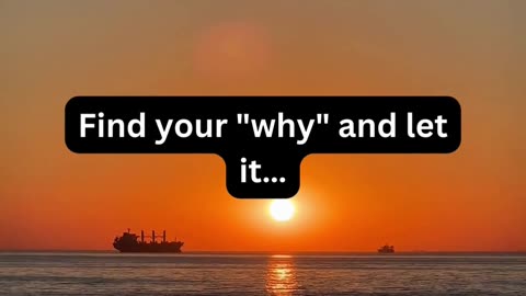 Find your why and