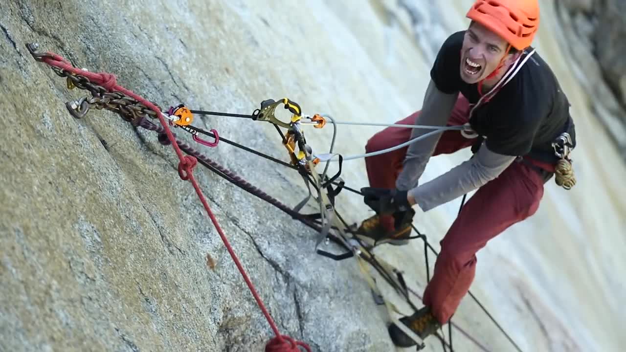 Petzl athlete Emily Harrington sends Golden Gate (5.13 VI) in El Capitan