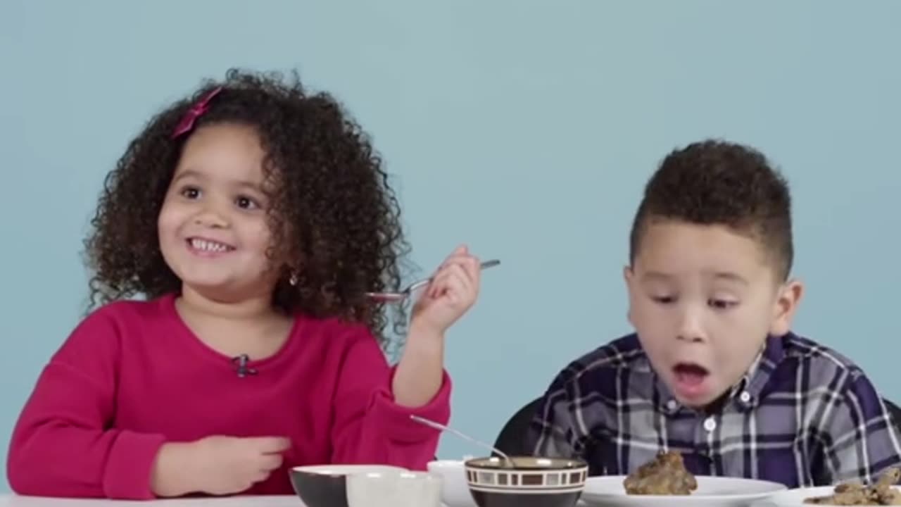 American kids try Filipino foods