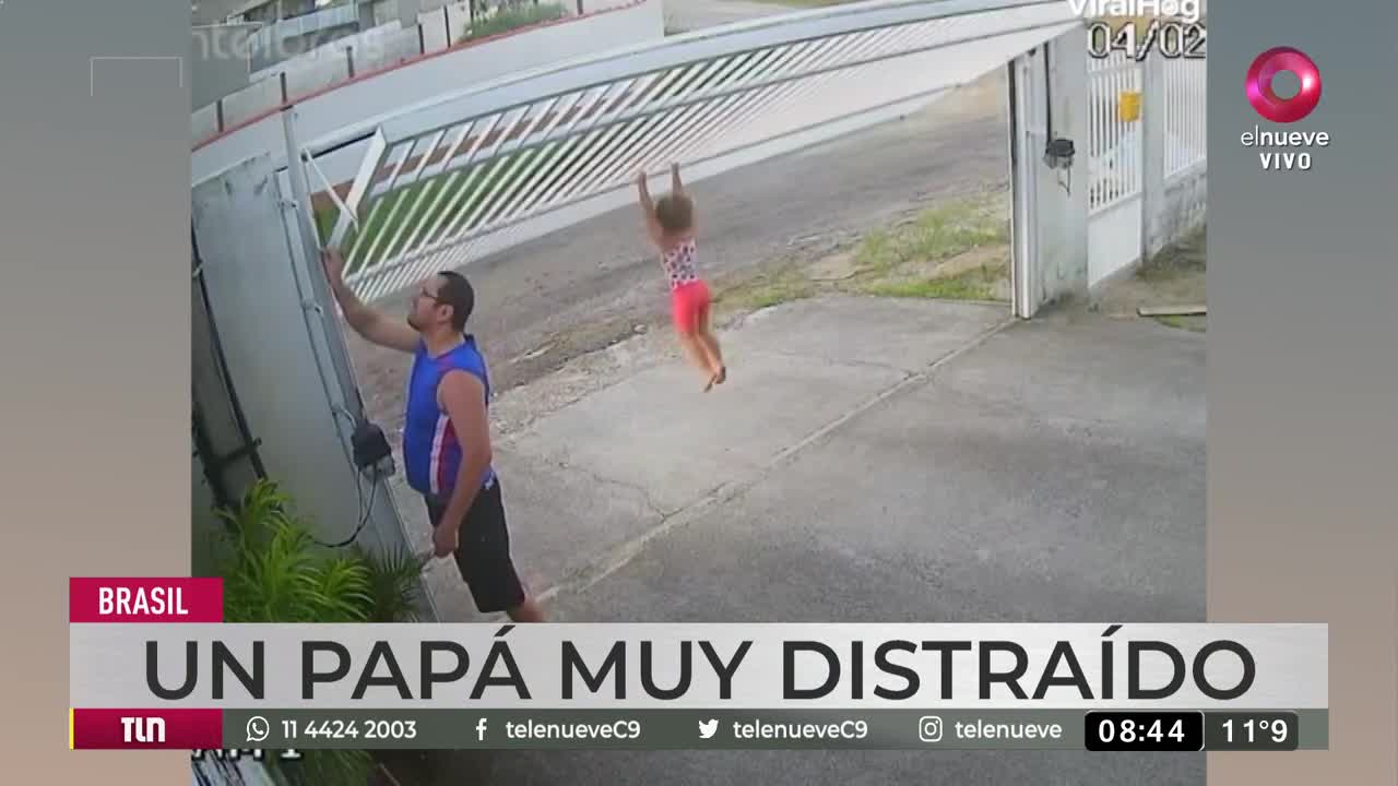 Brasil: el divertido video de un papá muy distraído