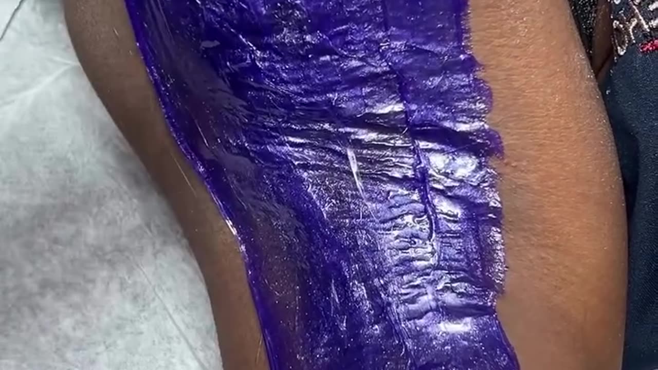 Underarm Waxing with Sexy Smooth Hypnotic Purple Seduction Hard Wax by @waxingqueenadventures