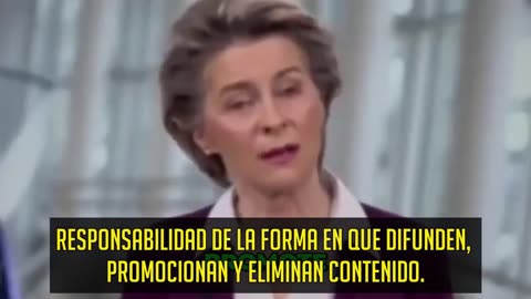 La indeseable Ursula Von der Leyen defiende la censura contra la libertad de expresión