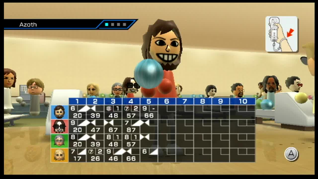 Wii Sports Bowling Game30 Part1