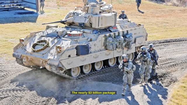 US to send Bradley vehicles to Ukraine as part of new aid package