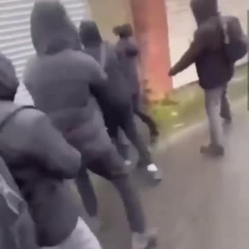White Youth Is Attacked By Foreigners In Bury Manchester.