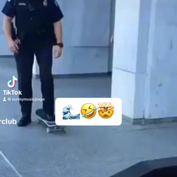 Cops skateboarding