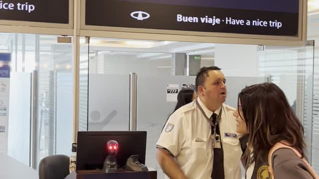 Airport Farewell Interrupted by Goal