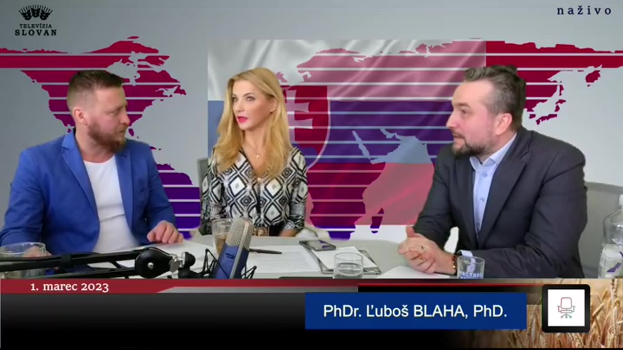 Ľuboš BLAHA hosťom v TV SLOVAN 1.3.2023 (VIDEO SK, 1 hod 28 min)