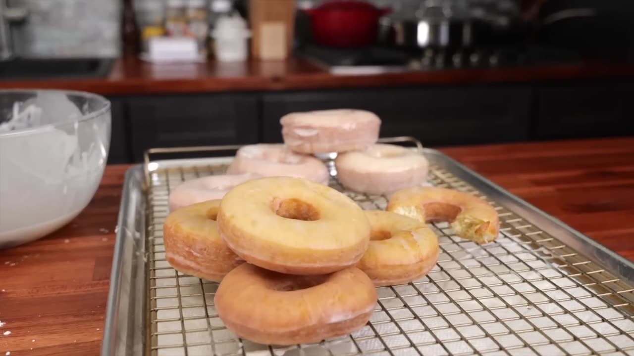 The ultimate copycat recipe for a Krispy Kreme doughnut