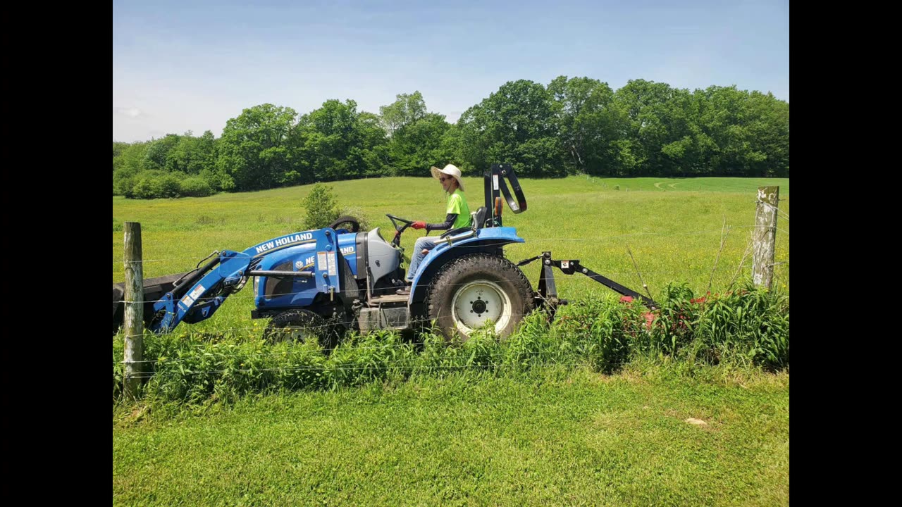 Sharon is so Happy to be Back on the New Holland!