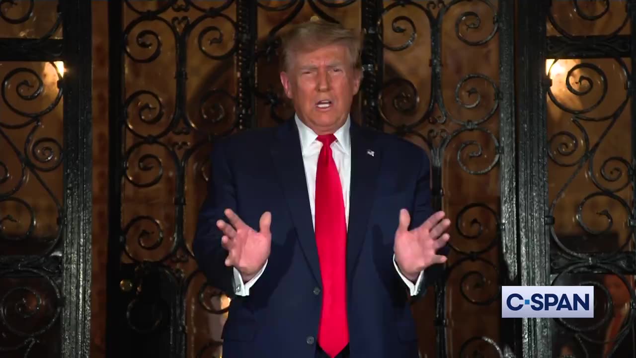Trump on the heavy fine, imposed upon him by a "supposedly" corrupt "judge"