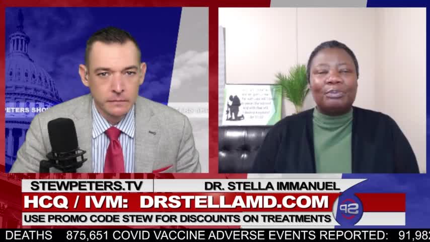 Dr. Stella Immanuel Defies Globalists, Offers Ivermectin and Hydroxychloroquine to Masses.