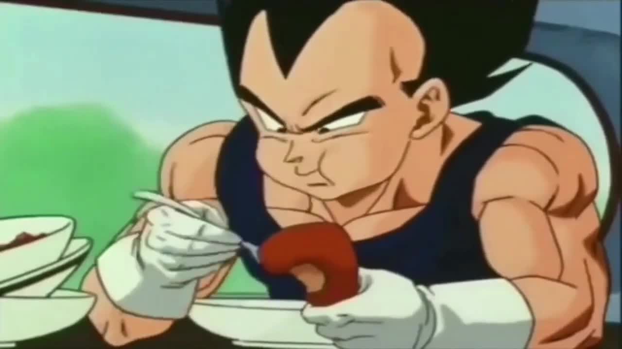 ドラゴンボール食事シーンの逆再生