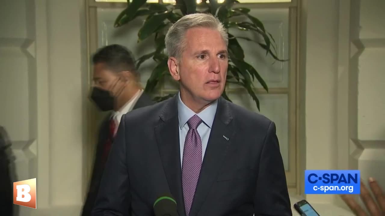 MOMENTS AGO: Speaker Kevin McCarthy Addressing Motion to Vacate the Chair...