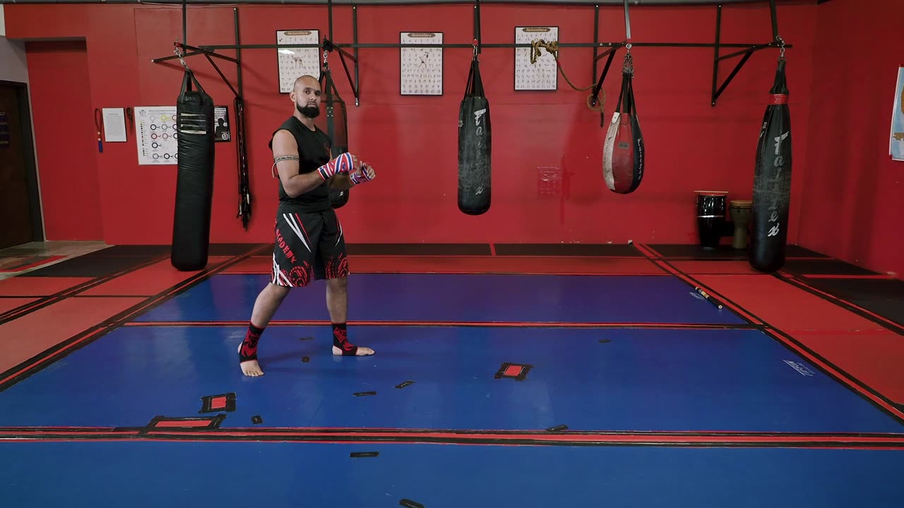 Muay Thai - Line Drill, Kicks