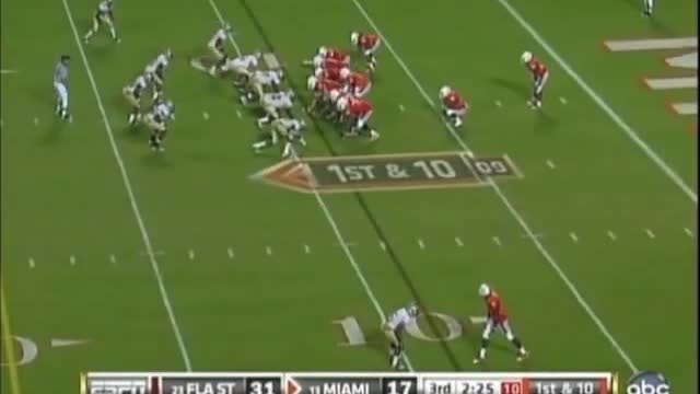 2010 - #23 Florida State Seminoles at #13 Miami Hurricanes