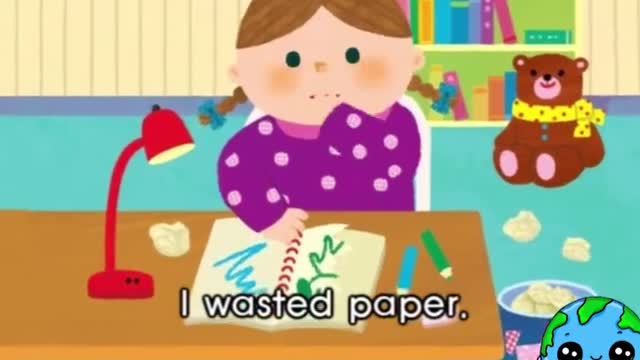 Children's animation # The environment-friendly earth is sick, come and help him!