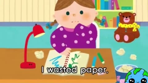 Children's animation # The environment-friendly earth is sick, come and help him!