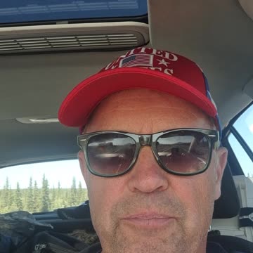 Alaska Highway at it's best with sunny warm weather. July 9th, 2023