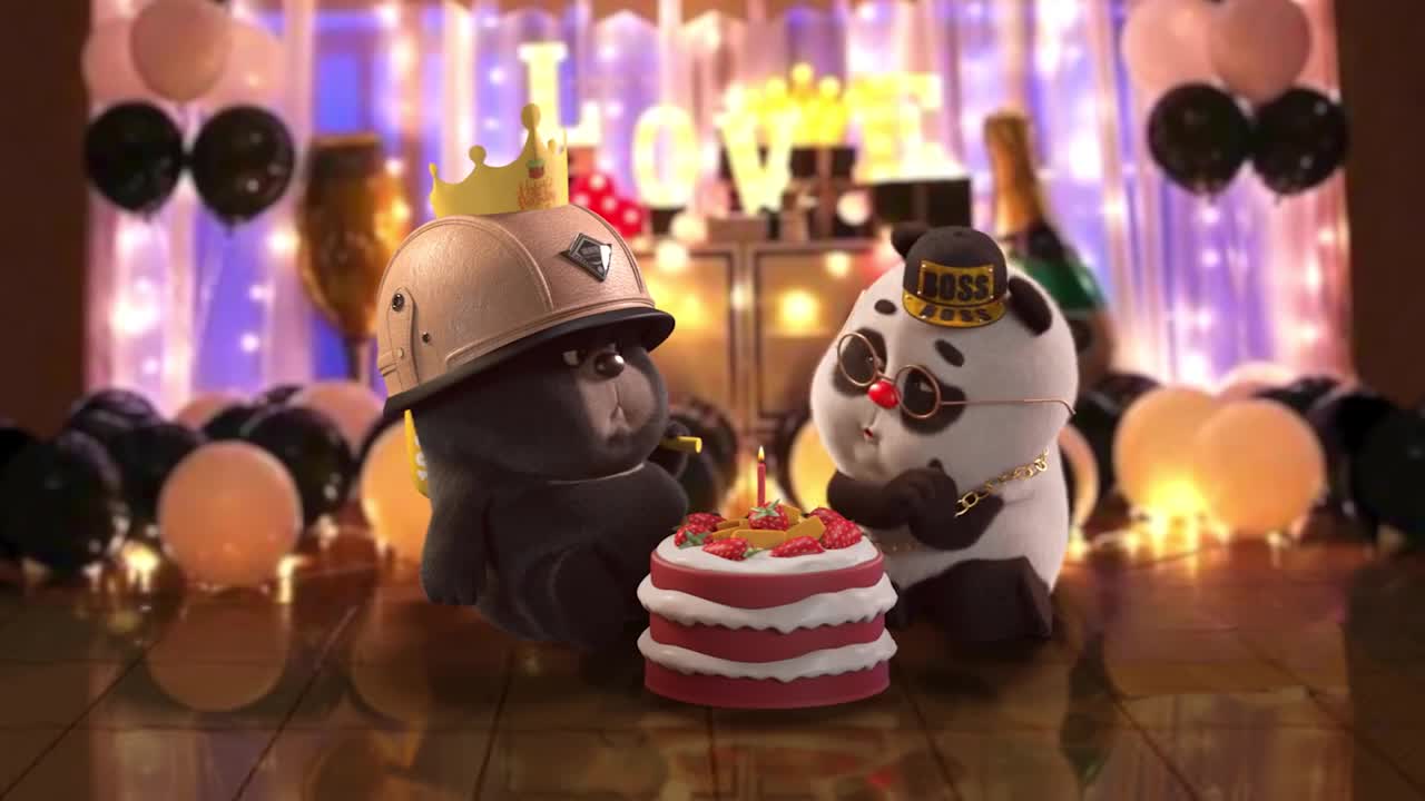 happy birthday to Dundun lol _ Chinese Short Animation I Funny I 熊猫班卜