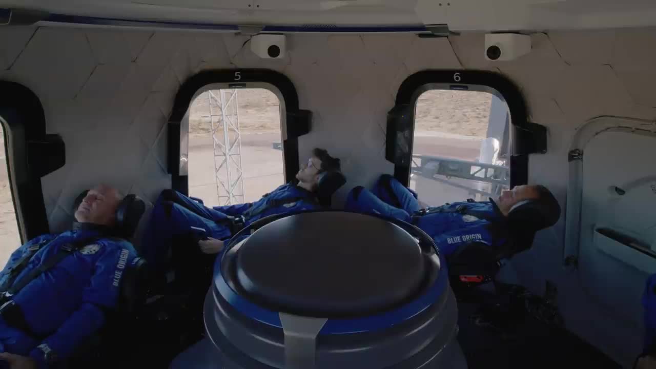 Blue Origin NS-19 from inside the capsule - With Michael Strahan